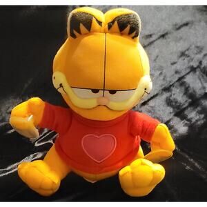 Garfield Plush Love Valentine Heart Window Cling